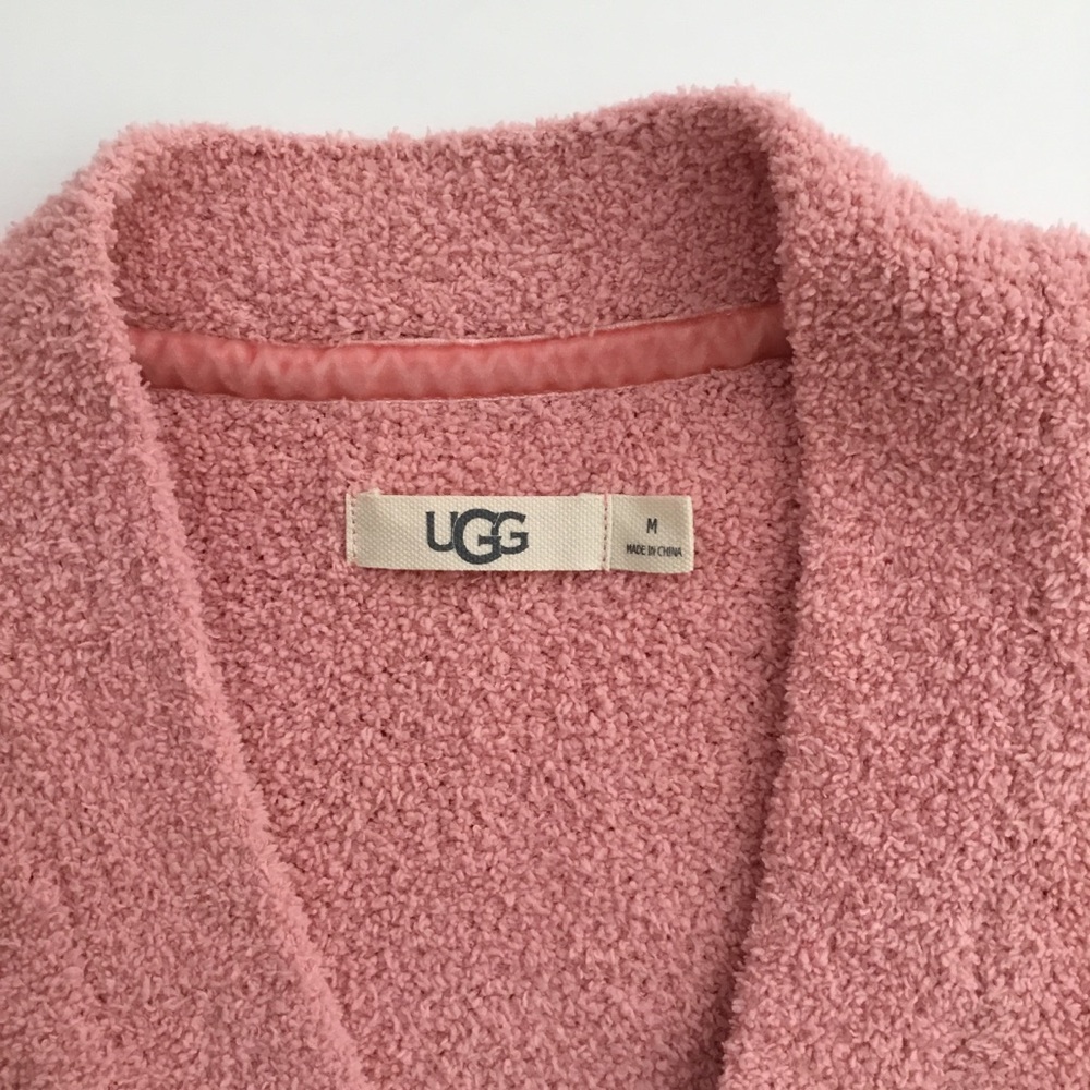 UGG Nyomi Cardigan Sweater Pink Size M - Picture 4 of 12
